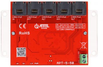 SLĒDZIS POE / EXTENDER APT-5-50 5-PORTU ATTE