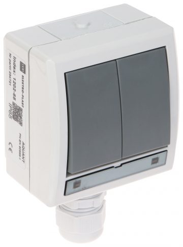 DUBULTAIS PĀRSLĒDZIS AQUANT-LS2/EPN 250&nbsp;V 10&nbsp;A Elektro-Plast