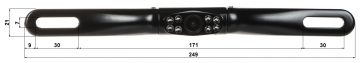 AHD MOBILĀ KAMERA ATE-CAM-AHD918-PL03 - 1080p 1.7 mm AUTONE