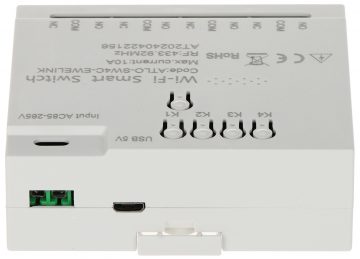 VIEDAIS PĀRSLĒGŠANAS SLĒDZIS ATLO-SW4C-EWELINK Wi-Fi, eWeLink