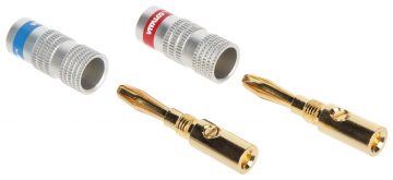 PAIR OF BANANA-TYPE PLUGS BAN-PLUG-HQ SARKANS + ZILS VITALCO