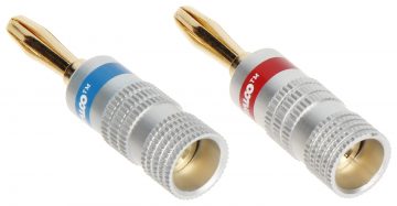 PAIR OF BANANA-TYPE PLUGS BAN-PLUG-HQ SARKANS + ZILS VITALCO