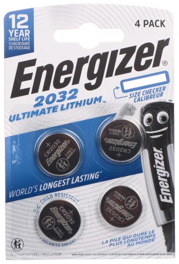 LITIJA BATERIJA BAT-CR2032-LITHIUM*P4 ENERGIZER