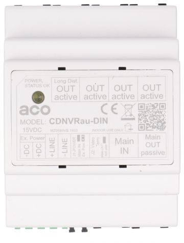 AKTĪVS VIDEO SADALĪTĀJS CDNVRAU-DIN ACO