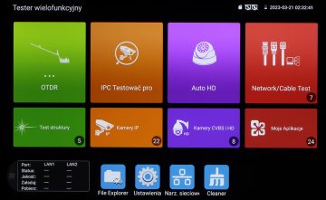 OPTICAL OVERVIEW REFLECTOMETER (OTDR) WITH CCTV TESTER CS-R8-80H