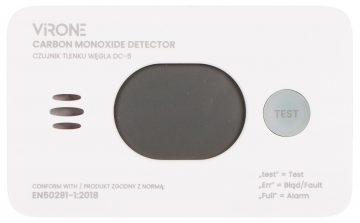 OGLEKĻA MONOKSĪDA (KVĒPU) DETEKTORS DC-6 Virone