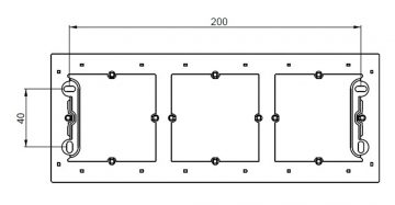 TRĪSVIETĪGA VIRSAPMETUMA KĀRBA DPN3/11-SIMON54 Premium