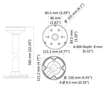 LODVEIDA KAMERAS GRIESTU KRONŠTEINS DS-1471ZJ-155 Hikvision LODVEIDA KAMERAS GRIESTU KRONŠTEINS DS-1471ZJ-155 Hikvision