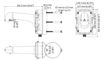 KAMERAS KRONŠTEINS DS-1604ZJ-POLE Hikvision KAMERAS KRONŠTEINS DS-1604ZJ-POLE Hikvision