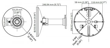 KAMERAS GRIESTU KRONŠTEINS DS-1661ZJ-6D Hikvision