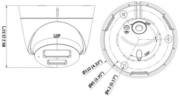 IP KAMERA DS-2CD1323G2-LIU(2.8MM)PL Smart Hybrid Light - 1080p Hikvision