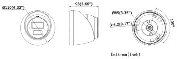 IP KAMERA DS-2CD1367G2H-LIU(2.8MM) Smart Hybrid Light - 6 Mpx Hikvision