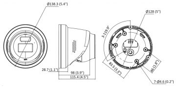 IP KAMERA DS-2CD2347G2H-LISU/SL(2.8)(EF)(BLACK) Smart Hybrid Light ColorVu - 4 Mpx Hikvision