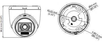 AHD, HD-CVI, HD-TVI, PAL KAMERA DS-2CE76K0T-LPFS(2.8MM) Smart Hybrid Light - 3K Hikvision