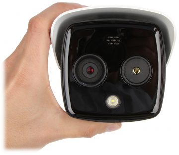 IP HIBRĪDA TERMOKAMERA DS-2TD2617-10/QA 9.7 mm - 720p, 8 mm - 4 Mpx Hikvision
