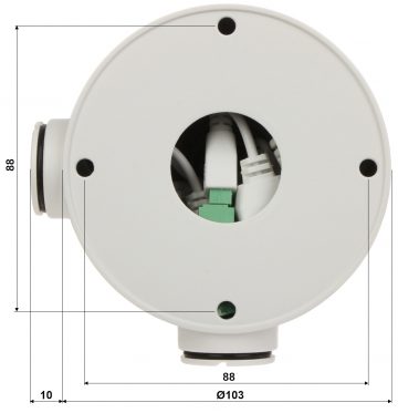 IP HIBRĪDA TERMOKAMERA DS-2TD2617-10/QA 9.7 mm - 720p, 8 mm - 4 Mpx Hikvision