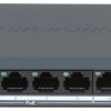 SWITCH POE DS-XS0106-P 4-PORTU Hikvision