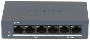 SWITCH POE DS-XS0106-P 4-PORTU Hikvision