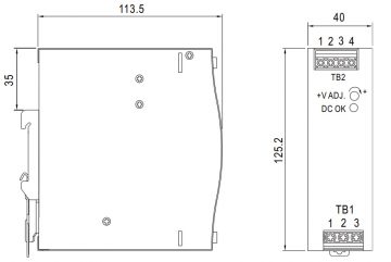 SLĒGIERĪCES ADAPTERIS TĪKLA BAROŠANAS BLOKS EDR-120-24 MEAN WELL SLĒGIERĪCES ADAPTERIS TĪKLA BAROŠANAS BLOKS EDR-120-24 MEAN WELL