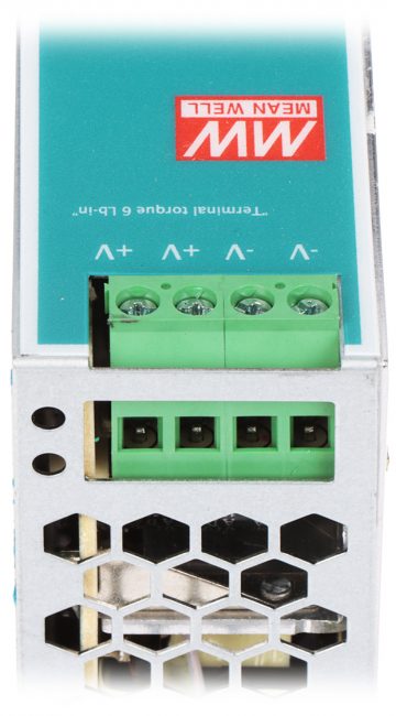 SLĒGIERĪCES ADAPTERIS TĪKLA BAROŠANAS BLOKS EDR-75-24 MEAN WELL