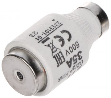 ВСТАВКА ПРЕДОХРАНИТЕЛЯ ETI-D3/35A 35A 500V DZ/gF E33 ETI