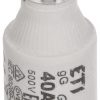 ПРЕДОХРАНИТЕЛЬНАЯ ВСТАВКА ETI-D3/40A 40A 500V gG E33 ETI