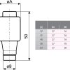 ВСТАВКА ПРЕДОХРАНИТЕЛЯ ETI-D3/35A 35A 500V DZ/gF E33 ETI ВСТАВКА ПРЕДОХРАНИТЕЛЯ ETI-D3/35A 35A 500V DZ/gF E33 ETI
