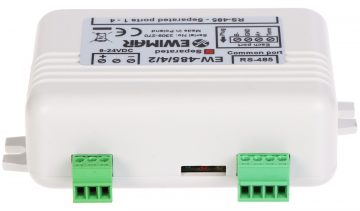 РАЗДЕЛИТЕЛЬ ШИНЫ RS-485 EW-485/4/2/SO С ОПТИЧЕСКОЙ ИЗОЛЯЦИЕЙ