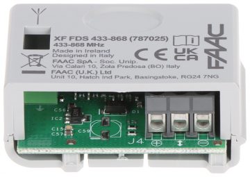 RADIO MODULE FOR GATES FAAC-XF-FDS/433-868 FAAC