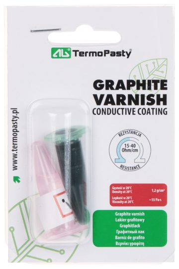 ELEKTRĪBU VADOŠA GRAFĪTA LAKA GRAPHITE-VARNISH 2 X FLAKONS 1.5 ml AG TERMOPASTY