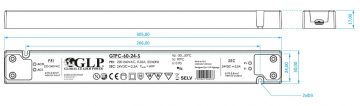 SLĒGIERĪCES ADAPTERIS TĪKLA BAROŠANAS BLOKS 24V/2.5A-GTPCS