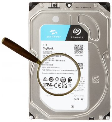 VDIGITĀLĀ VIDEOIERAKSTĪTĀJA DISKS HDD-ST1000VX013 1TB 24/7 SkyHawk SEAGATE