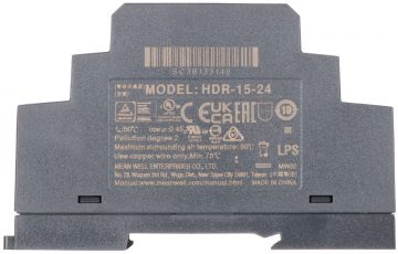 IŠJUNGIMO ADAPTERIS TINKO MAITINIMO ĮRENGINIS HDR-15-24 REIKIA GERAI