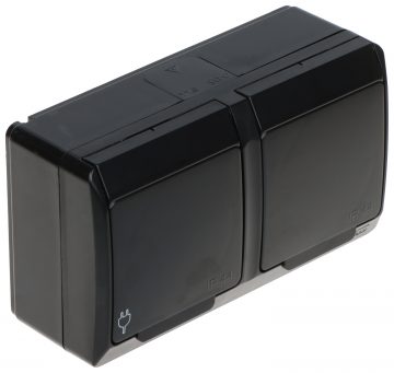 DUBULTA VIRSAPMETUMA LIGZDA HERMES/0322-09/EPN 250&nbsp;V AC 16&nbsp;A IP44 Elektro-PlastDUBULTA VIRSAPMETUMA LIGZDA HERMES/0322-09/EPN 250&nbsp;V AC 16&nbsp;A IP44 Elektro-Plast