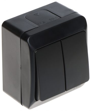 DUBULTAIS PĀRSLĒDZIS HERMES/0332-09/EPN 250&nbsp;V 10&nbsp;A Elektro-PlastDUBULTAIS PĀRSLĒDZIS HERMES/0332-09/EPN 250&nbsp;V 10&nbsp;A Elektro-Plast