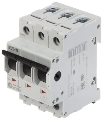 APKROVOS ATJUNGIKLIS HISS-100/3 TRIFAZĖS 100 A EATON APROVOS ATJUNGIMAS HIS-100/3 TRIJŲ FAZIŲ 100 A EATON