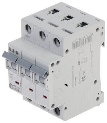 Силовые выключатели HN-B16/3 трехфазные 16 А тип B EATON Силовые выключатели HN-B16/3 трехфазные 16 А тип B EATON