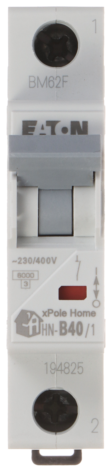 POWER SWITCH HN-B40/1 SINGLE PHASE 40 A TYPE B EATON