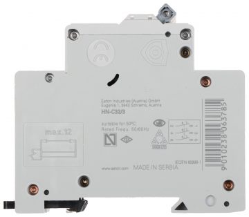 AITAMINE HN-C32/3 KOLMEFAASI 32 A TÜÜP C EATON AITAMINE HN-C32/3 KOLMEFAASI 32 A TÜÜP C EATON