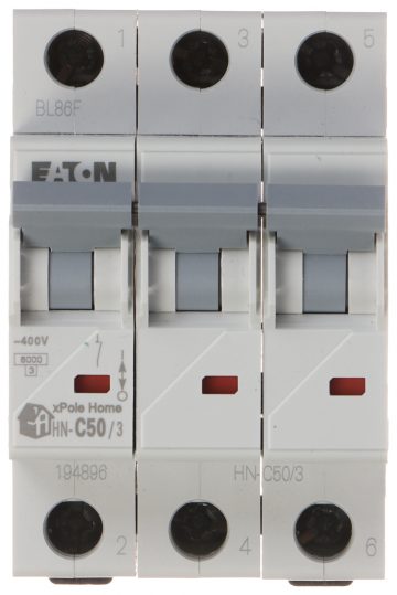 TOITELÜLITI HN-C50/3 KOLMEFAASILINE 50 A TÜÜP C EATON