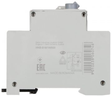 PALIEKOŠĀS STRĀVAS ATDALĪTĀJS HNB-B16/1N/003 VIENFĀZES, TIPS AC 30&nbsp;mA 16&nbsp;A EATON