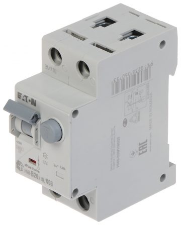 PALIEKOŠĀS STRĀVAS ATDALĪTĀJS HNB-B20/1N/003 VIENFĀZES, TIPS AC 30 mA 20 A EATON PALIEKOŠĀS STRĀVAS ATDALĪTĀJS HNB-B20/1N/003 VIENFĀZES, TIPS AC 30 mA 20 A EATON