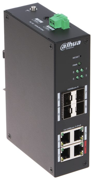 SWITCH POE HS4408-4ET-96 4-PORTU + 4 x SFP DAHUA