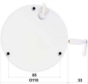 IP KAMERA IPC-D52MIP Wi-Fi Dome Pro - 5&nbsp;Mpx 2.8&nbsp;mm IMOU