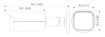 Антивандальная IP-камера IPC-HFW5442T-ASE-0360B-S3 WizMind S - 4 Mpx 3.6 mm DAHUA