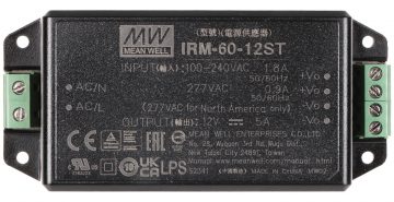 SLĒGIERĪCES ADAPTERIS TĪKLA BAROŠANAS BLOKS IRM-60-12ST MEAN WELL