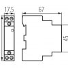 MODULAR CONTACTOR KMC-20-11 20 A 230 V AC IDEAL