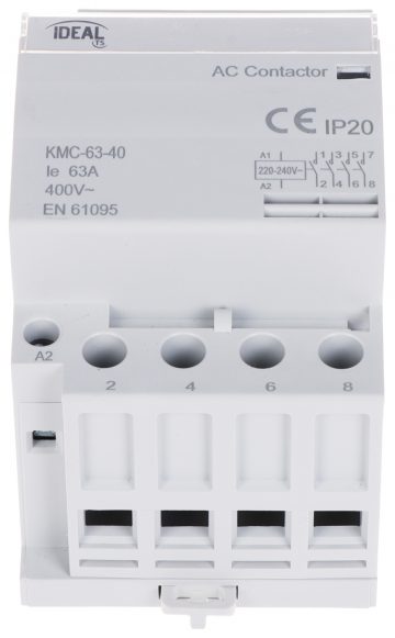 MODULĀRS KONTAKTORS KMC-63-40 63 A 400 V AC IDEAL