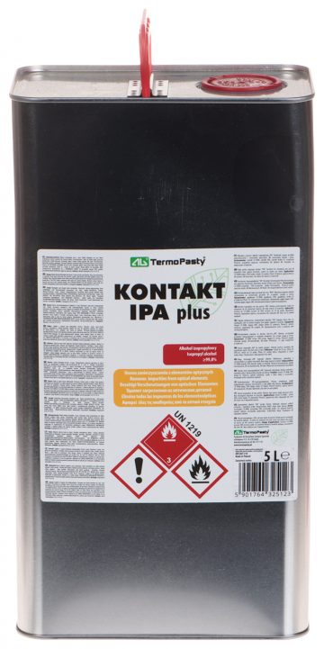 IZOPROPONOLS KONTAKT-IPA-PLUS/5000 METĀLA KANNA 5 l AG TERMOPASTY