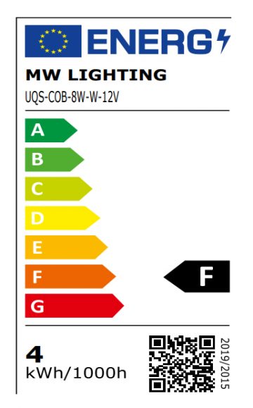 LED LENTA LED-COB-12V/8W-CW/5M - 6500 K MW Lighting